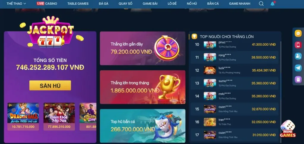 Người chiến thắng Jackpot tx88 casino